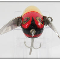 Heddon Red & White Shore Crazy Crawler In Box