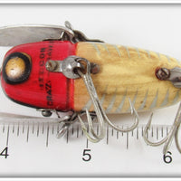 Heddon Red & White Shore Crazy Crawler In Box
