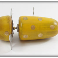 Pflueger Yellow Gold Spots Globe In Box