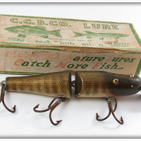 Vintage Creek Chub Pikie Scale Jointed Pikie Lure In Box 2600