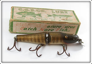 Vintage Creek Chub Pikie Scale Jointed Pikie Lure In Box 2600