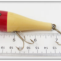 Creek Chub Red & White Plunker In Box