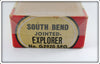 South Bend Fire Lacquer Shadow Wave Jointed Explorer In Box