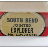 South Bend Fire Lacquer Shadow Wave Jointed Explorer In Box