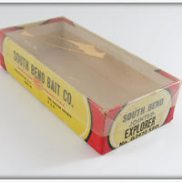 South Bend Fire Lacquer Shadow Wave Jointed Explorer In Box