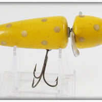 Vintage Pflueger Yellow Gold Spots Globe Lure