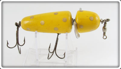 Vintage Pflueger Yellow Gold Spots Globe Lure