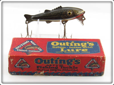 Vintage Outing Mfg Co Black Bass Scale Bassy Getum In Box