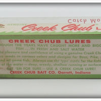 Creek Chub Black Scale Jointed Pikie In Box 2633