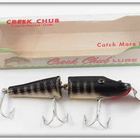 Creek Chub Black Scale Jointed Jointed Pikie Lure In Box 2633