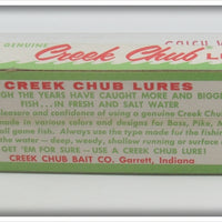 Creek Chub Blue Flash Baby Pikie In Box 900 P BFL