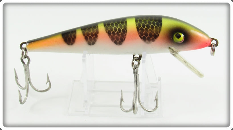 Vintage Heddon Yellow Red Muskie Big Tiger Lure 1040 KCH 