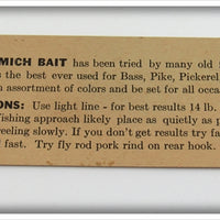 Kimmich Bait Company Grey Kimmich Special Mouse Empty Box