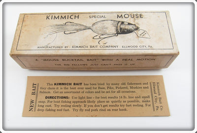 Kimmich Bait Company Grey Kimmich Special Mouse Empty Box