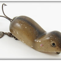 Vintage Shakespeare Brown & Black Pad-Ler Mouse Lure