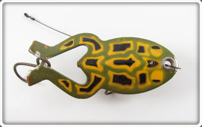 Vintage Heddon Frog Finish Spoon-y Frog Lure 3209B 
