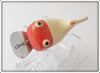 Heddon Red & White Topkick Paint Over Hi Tail Transition