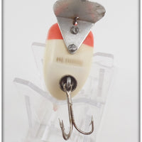 Heddon Red & White Topkick Paint Over Hi Tail Transition