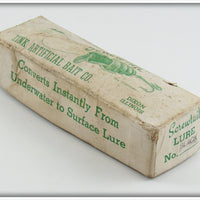 Zink Artificial Bait Co Black & White Zink Screwtail In Box