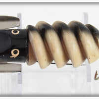 Zink Artificial Bait Co Black & White Zink Screwtail In Box