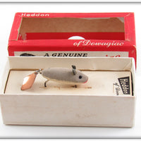 Heddon Grey Mouse Flyrod Flaptail Lure In Box 720GM