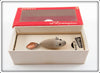 Vintage Heddon Grey Mouse Flyrod Flaptail Lure In Box 720GM