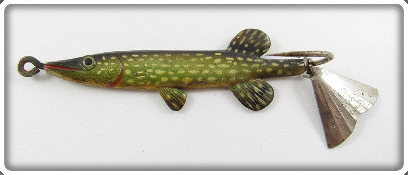 Vintage Fred Arbogast Tin Liz Snake Lure 