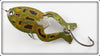 Vintage Heddon Frog Finish Spoon-y Frog Lure 3209B