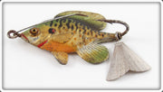 Vintage Fred Arbogast Tin Liz Three Fin Sunfish Lure