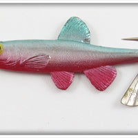 Vintage Fred Arbogast Rainbow Three Fin Tin Liz Lure 
