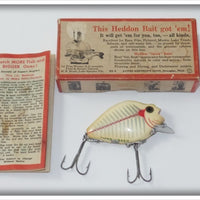 Heddon White Shore Punkinseed Floater In Correct Box 740 2XS