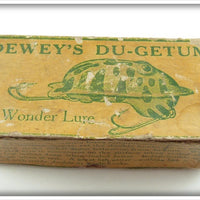 Outing Mfg Co Grass Frog White And Green Dewey's Du-Getum Lure Box 26