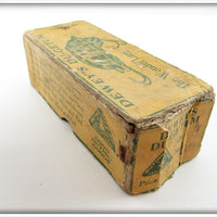 Outing Mfg Co Grass Frog White And Green Dewey's Du-Getum Lure Box 26