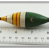 Ideal Green, White & Yellow Bobber