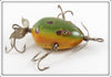 Antique Vintage E.A. Pflueger Kent Champion Floater Frog Lure 