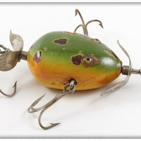 Antique Vintage E.A. Pflueger Kent Champion Floater Frog Lure 