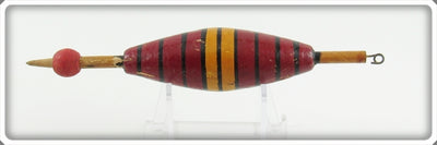 Vintage Ideal Red, Yellow & Black Bobber Float 