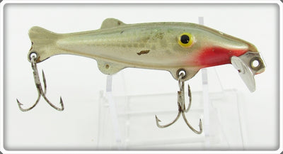 Vintage Outing Mfg Co Silver Scale Piky Getum Lure