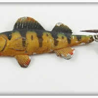 Vintage Fred Arbogast Tin Liz Walleye Lure A5