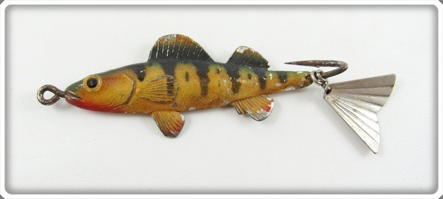 Vintage Fred Arbogast Tin Liz Walleye Lure A5