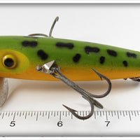Arbogast Frog Wooden Musky Jitterbug