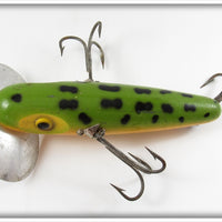 Arbogast Frog Wooden Musky Jitterbug