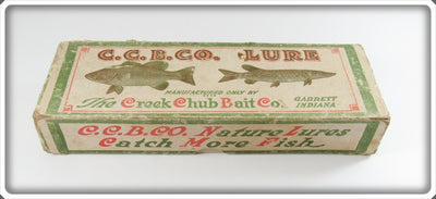 Vintage Creek Chub Mullet Husky Pikie Empty Lure Box 2307