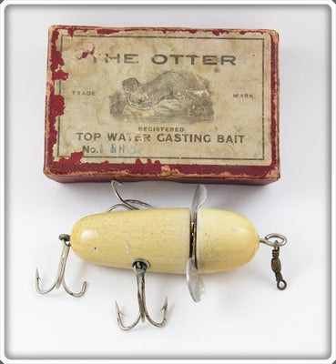 The Otter Top Water Casting Bait In Maroon Box