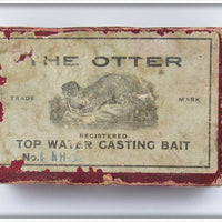 The Otter Top Water Casting Bait In Maroon Box