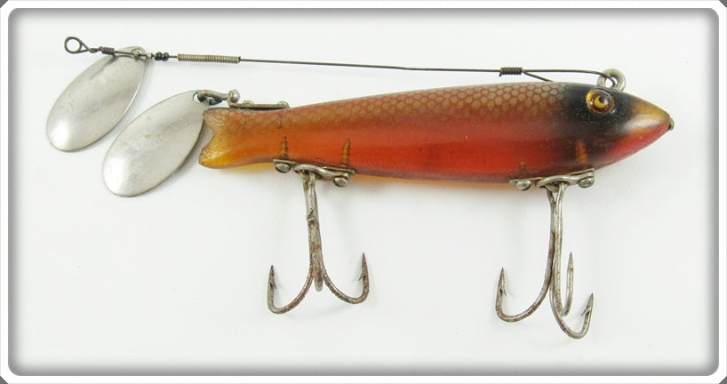 Vintage Heddon Shiner Scale Spook Super Dowagiac Lure 9109P For Sale