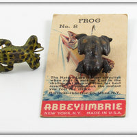 Wright & McGill And Abbey & Imbrie Flyrod Frog Pair With Card 