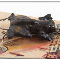 Wright & McGill And Abbey & Imbrie Flyrod Frog Pair With Card