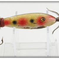 South Bend White With Spots Combination Minnow 931 W