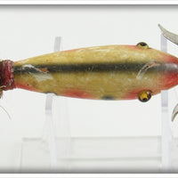 South Bend White With Spots Combination Minnow 931 W